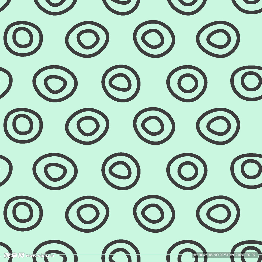 浅绿色圆圈图案背景图