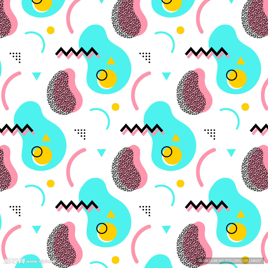 可爱卡通水果图案背景