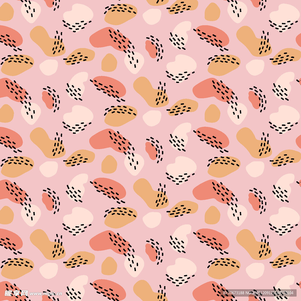 粉色水果图案无缝背景