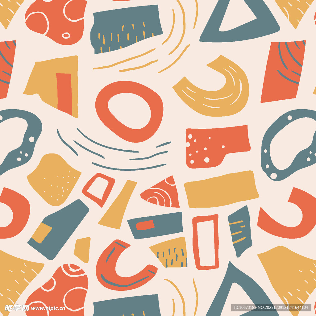 几何形状抽象图案背景