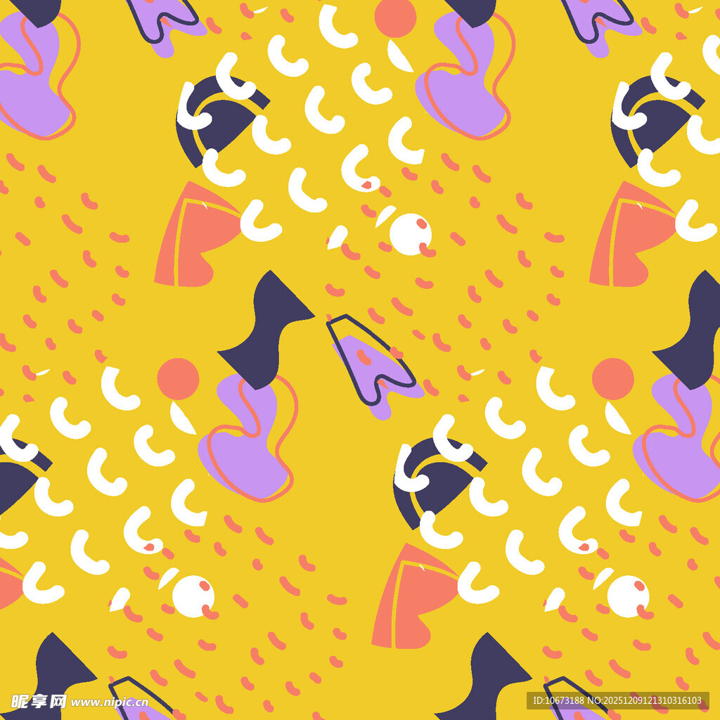 卡通风格动物图案背景