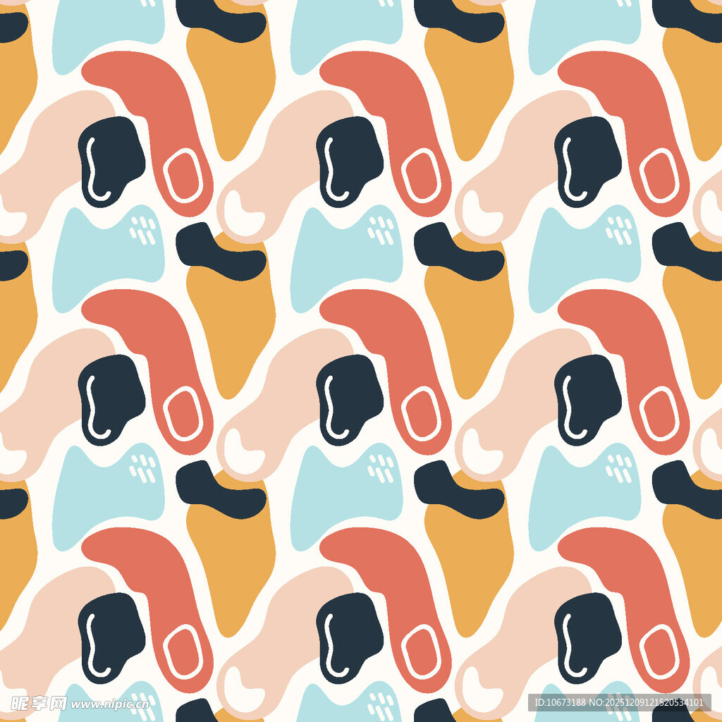 多彩冰淇淋图案背景