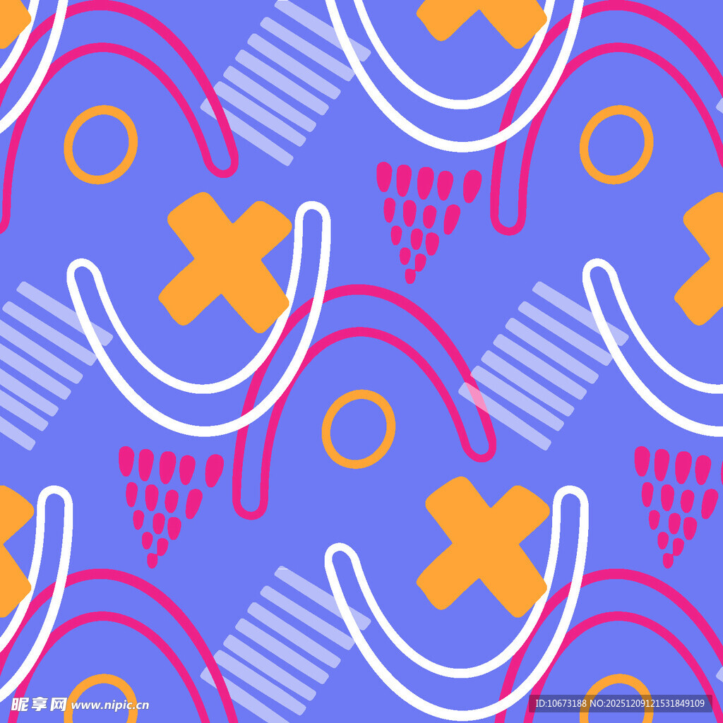 多彩几何图案背景纹理