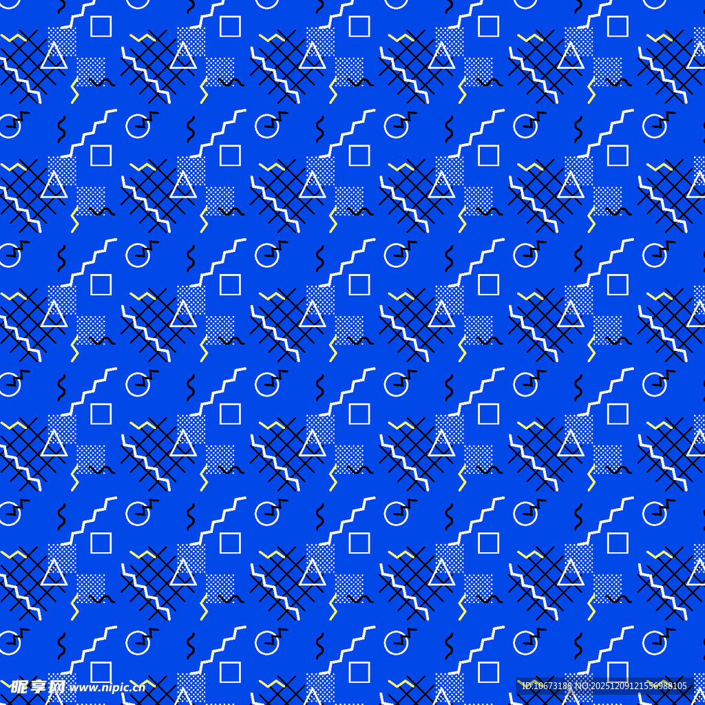 蓝色机械风几何图案背景