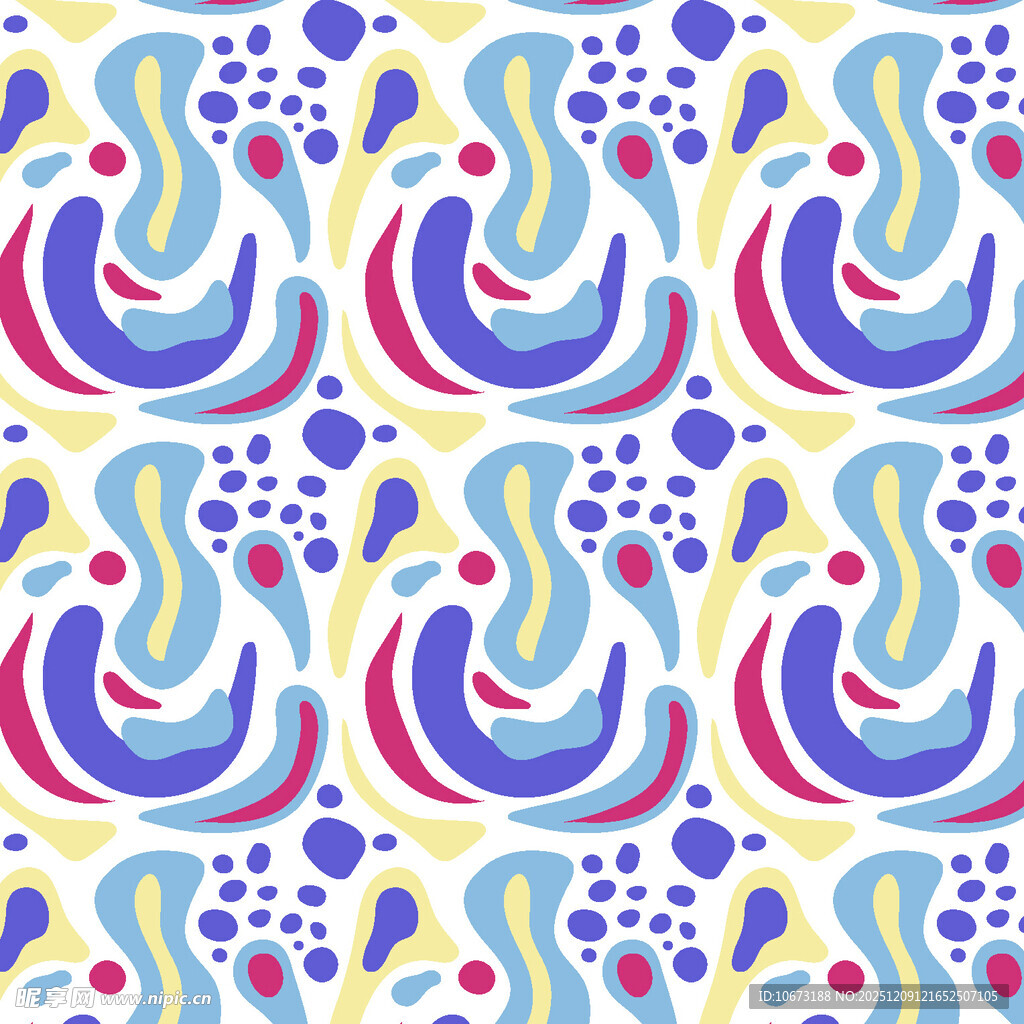 多彩波浪图案纹理背景