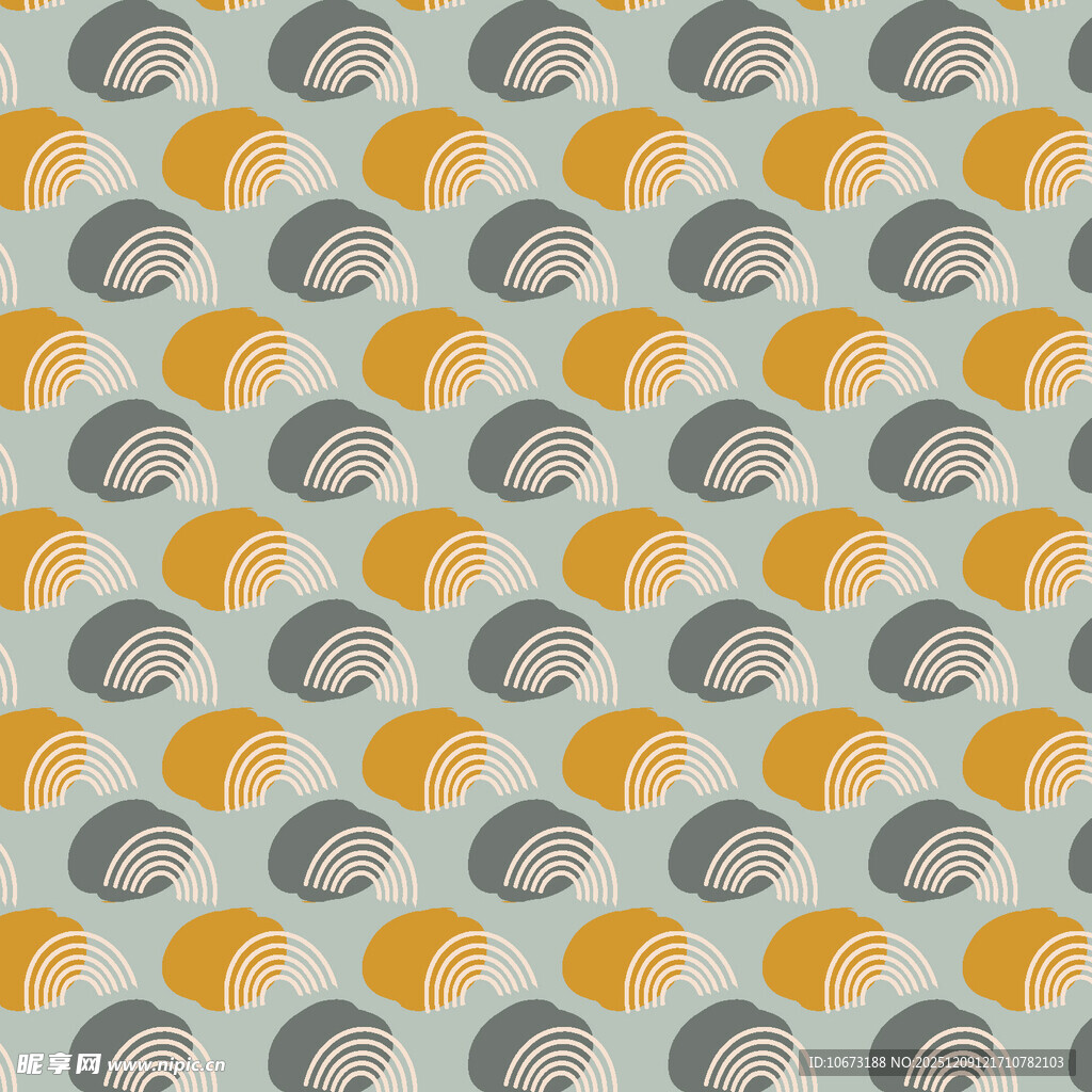 雨伞图案的重复背景纹理