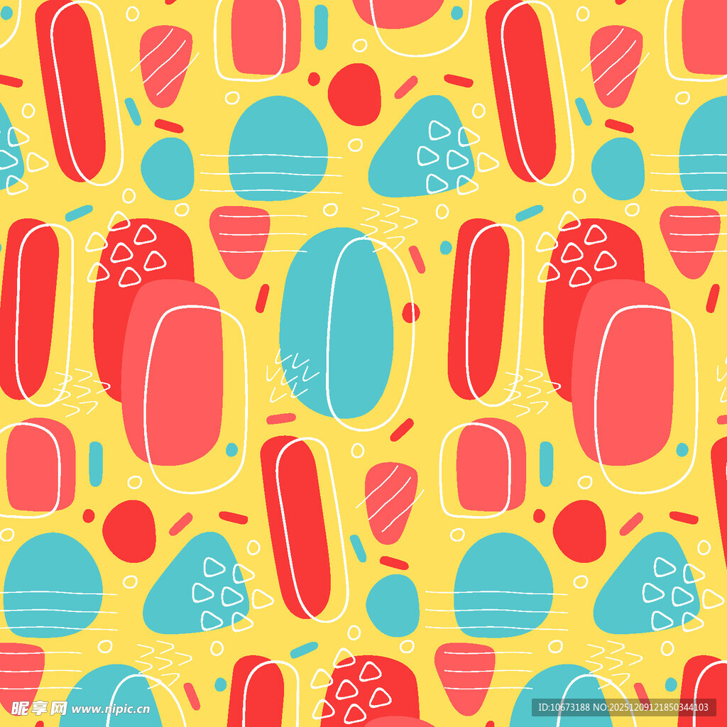 多彩冰淇淋图案背景