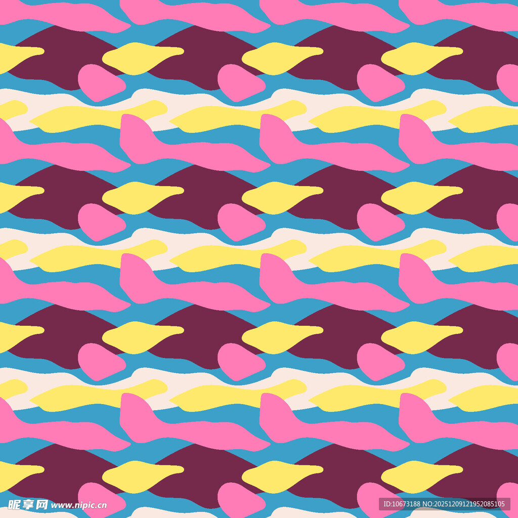 多彩几何图案背景纹理