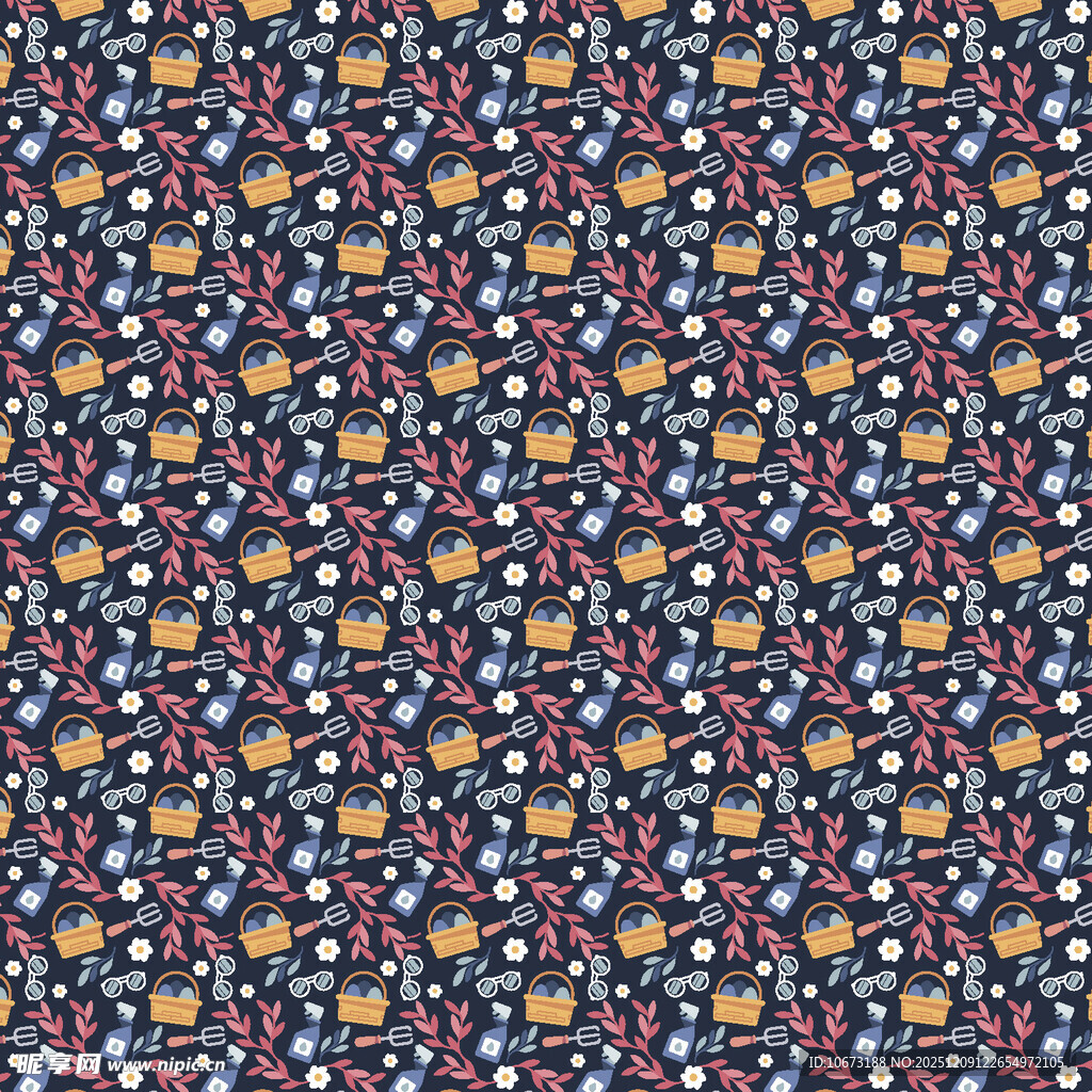 多彩几何图案布料纹理