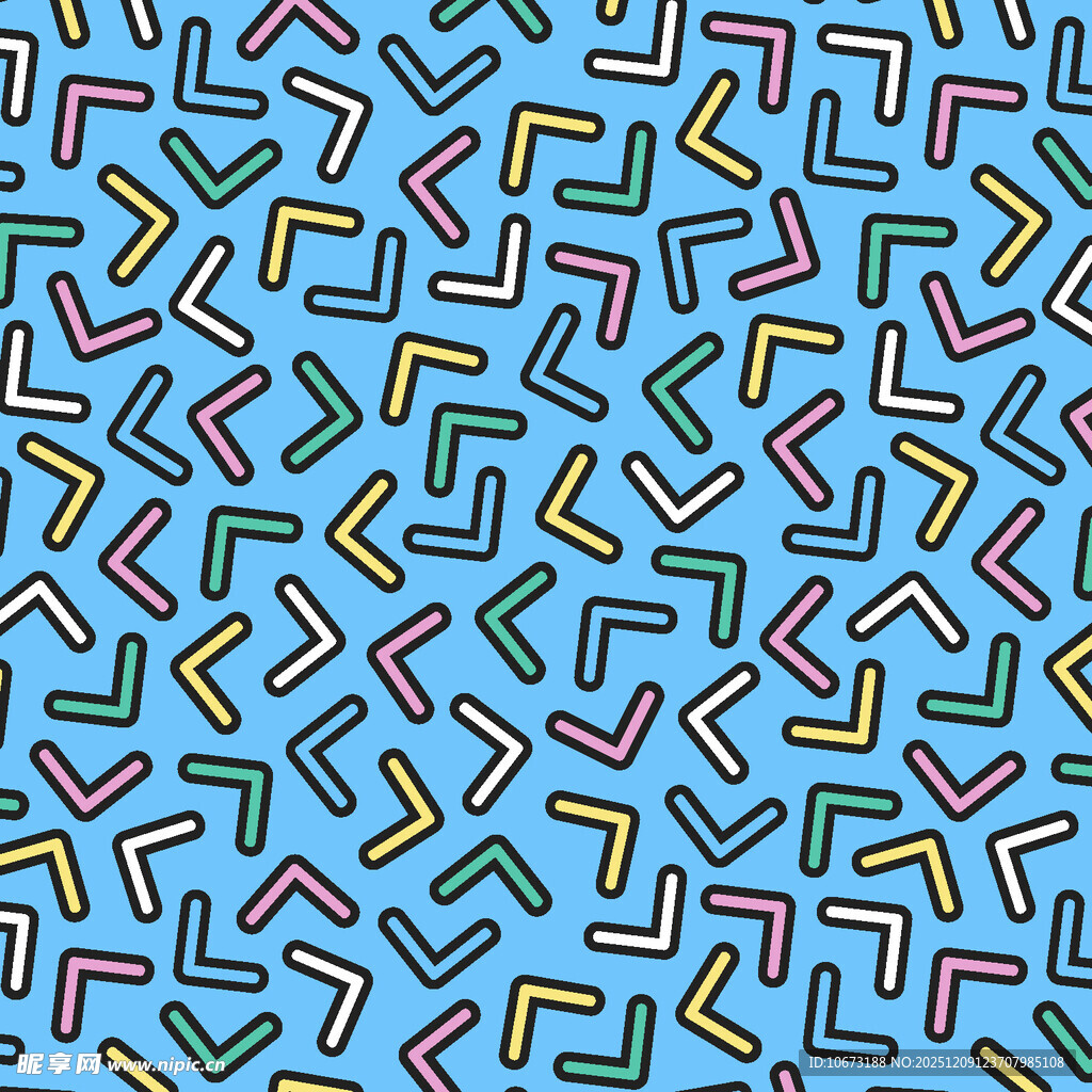 多彩箭头图案背景纹理