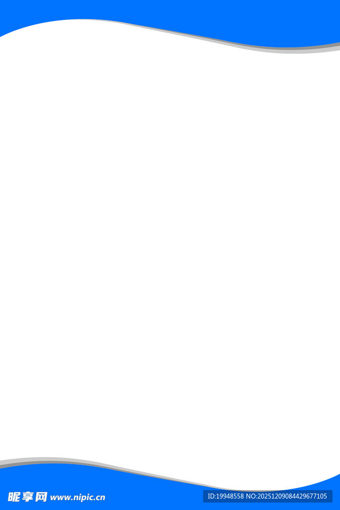 蓝白波浪形装饰图案