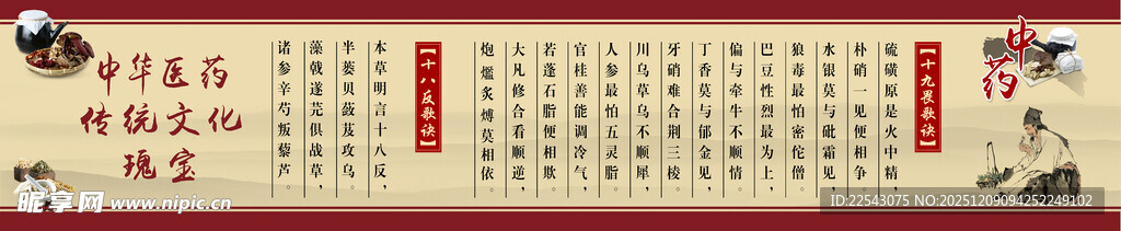 中医十八反 十九畏