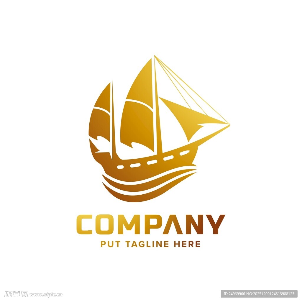 金色帆船公司标志