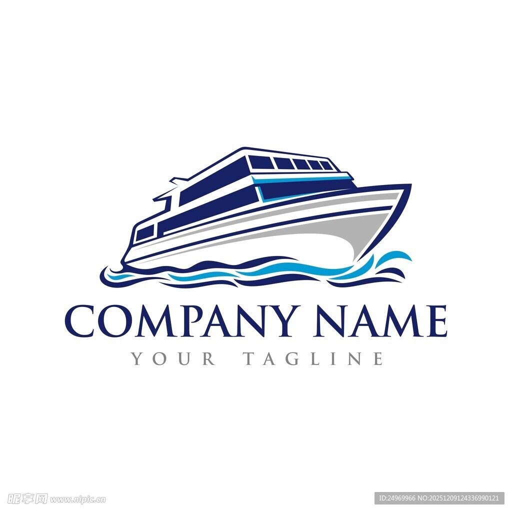豪华游船标志设计