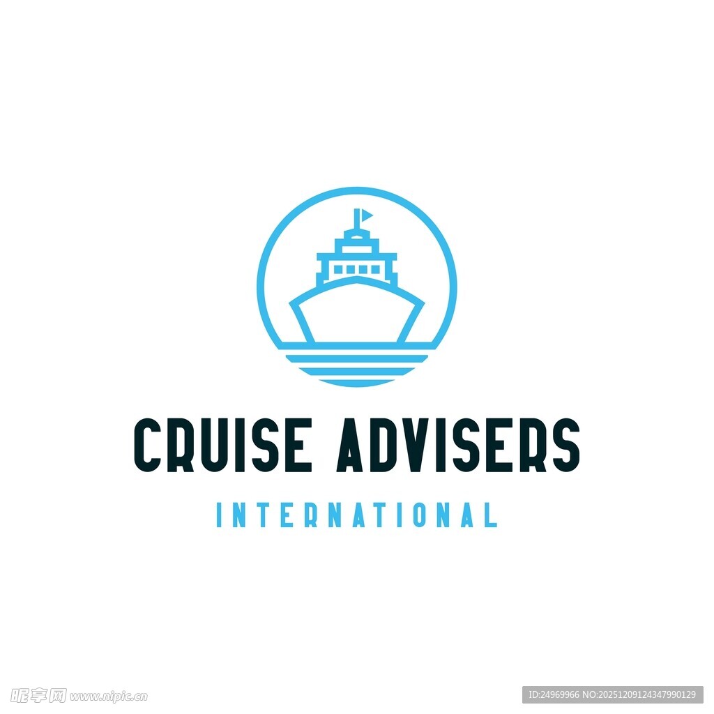 国际邮轮顾问公司标志
