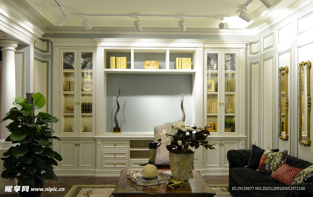 现代奢华风客厅室内设计