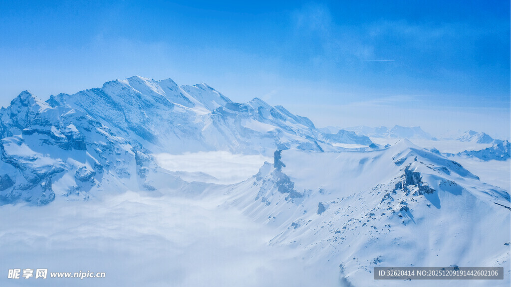 壮丽雪山美景
