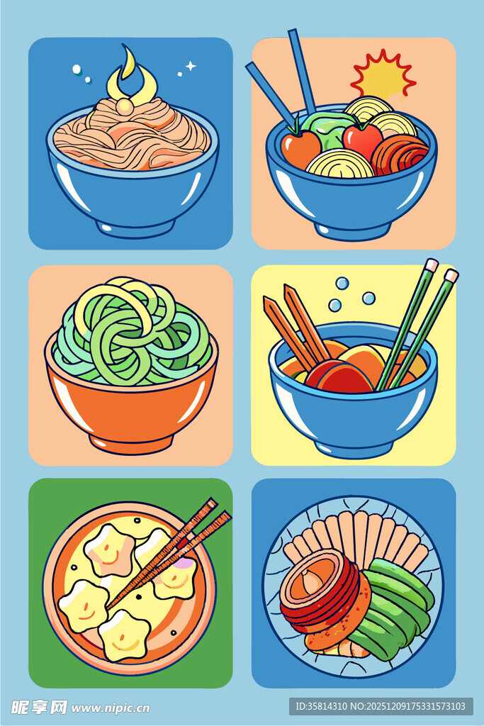 多彩美味面食集锦