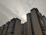 高层住宅楼群仰视景象