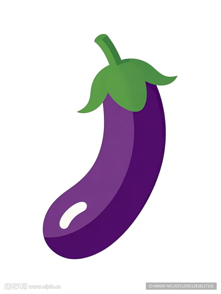 紫色茄子卡通形象
