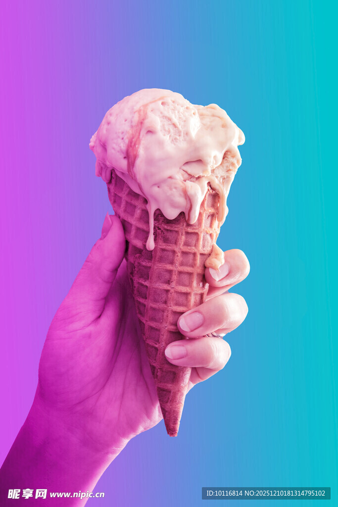 冰淇淋甜筒