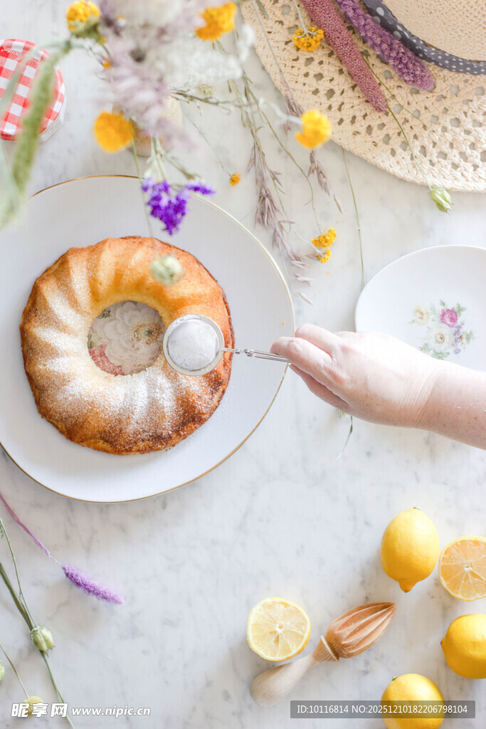 柠檬花环蛋糕