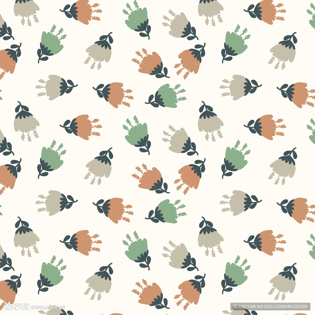 多彩昆虫图案背景纹理