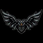暗黑风格蝙蝠翅膀徽章