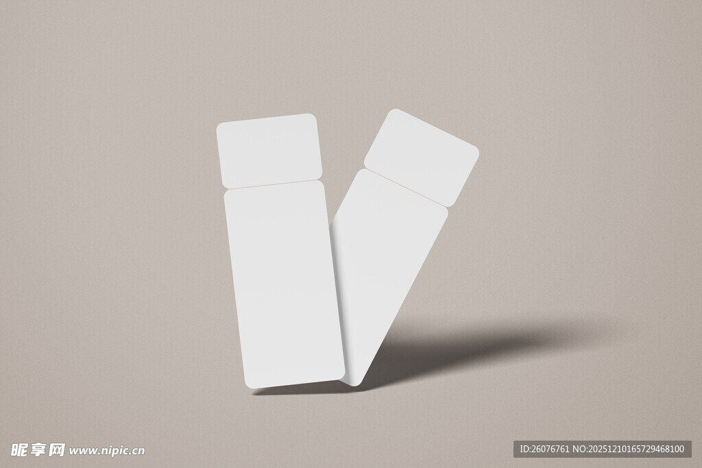 门票卡券样机图片