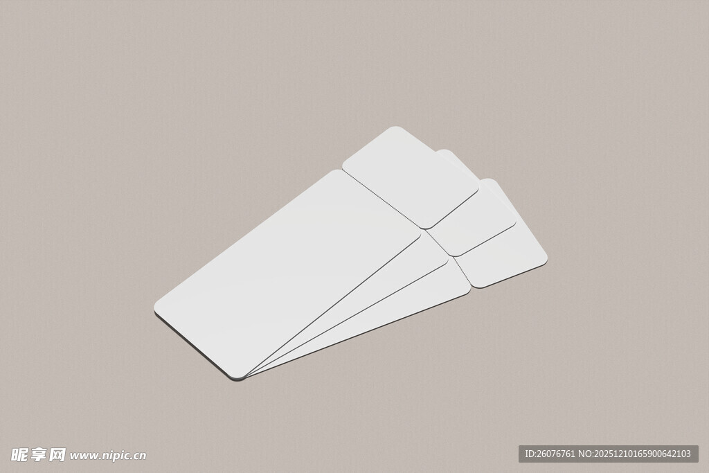 门票卡券样机图片