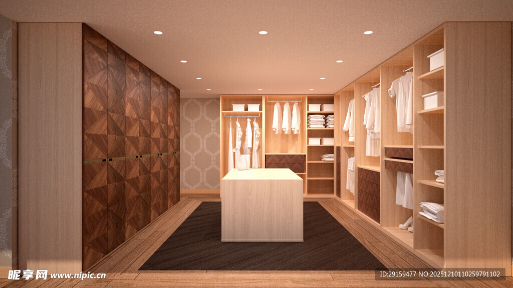 现代风格书房室内设计