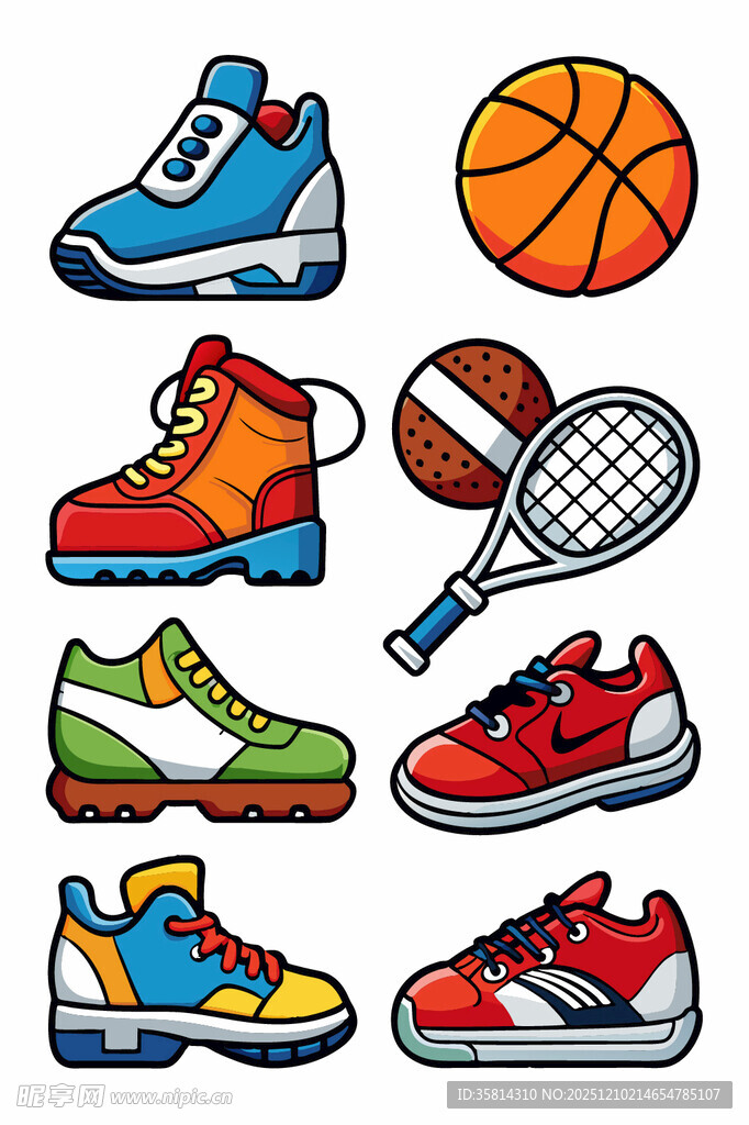 多彩运动装备集合