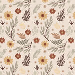 复古花卉图案背景