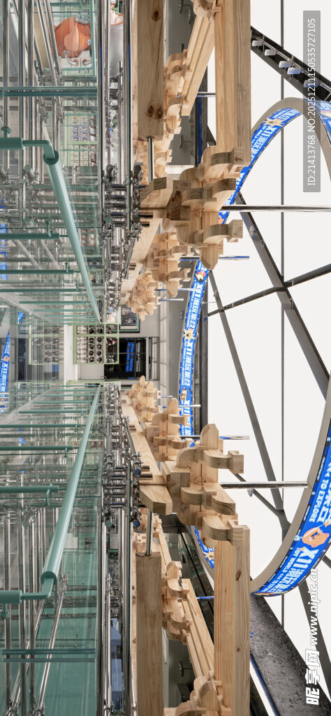 现代建筑玻璃与金属结构