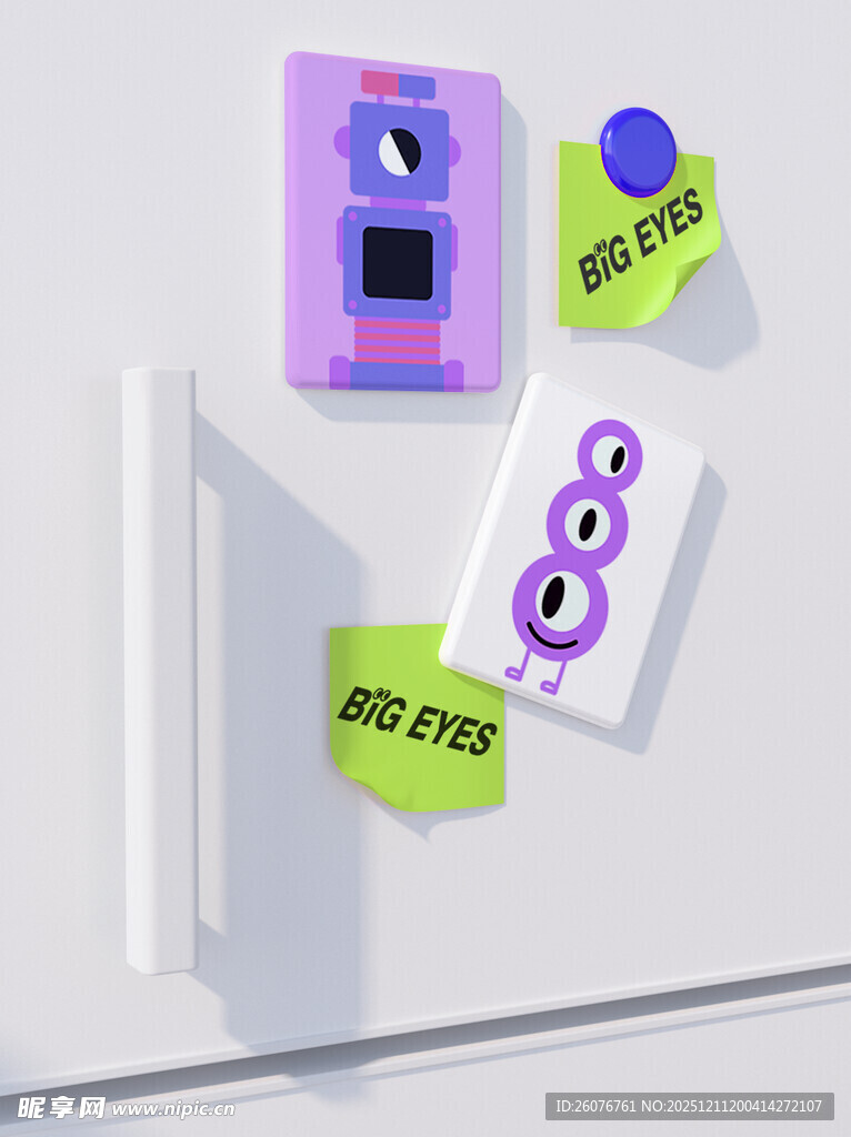 冰箱贴效果图样机图片