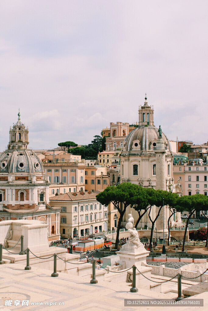 罗马城市景观建筑风光