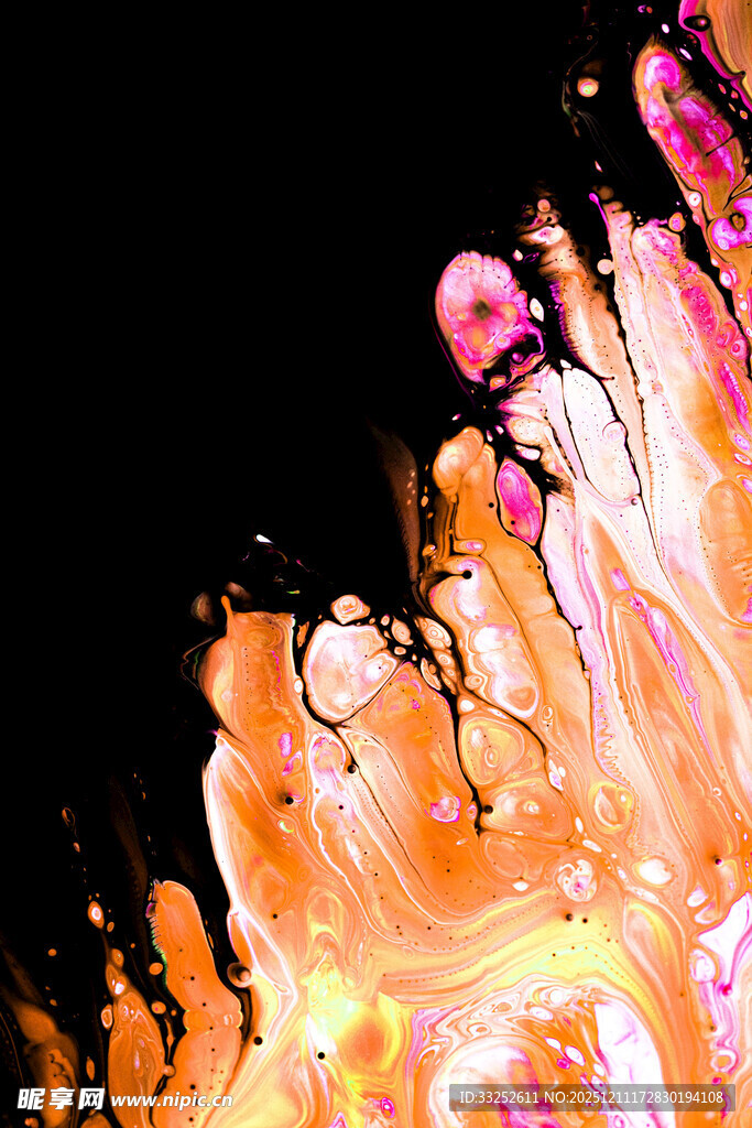 绚丽多彩的抽象艺术笔触