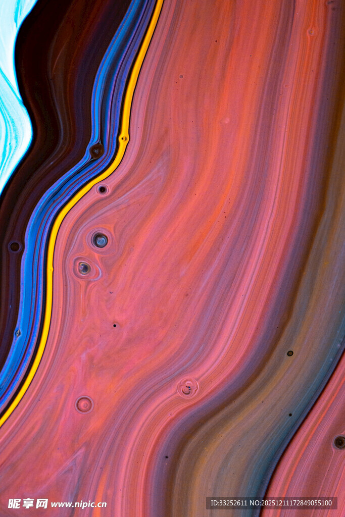 梦幻流体色彩艺术纹理