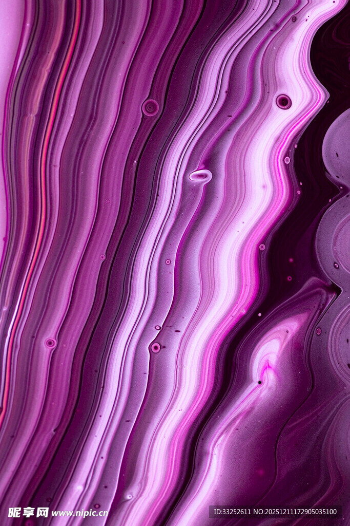 梦幻紫色流体纹理图案