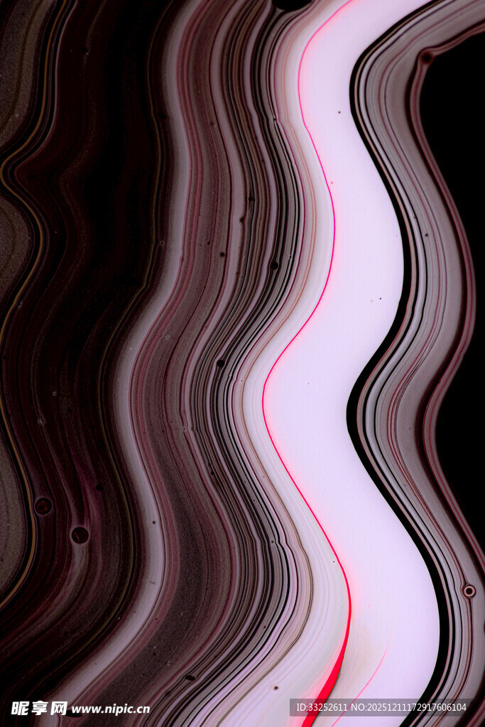 抽象波纹艺术图案