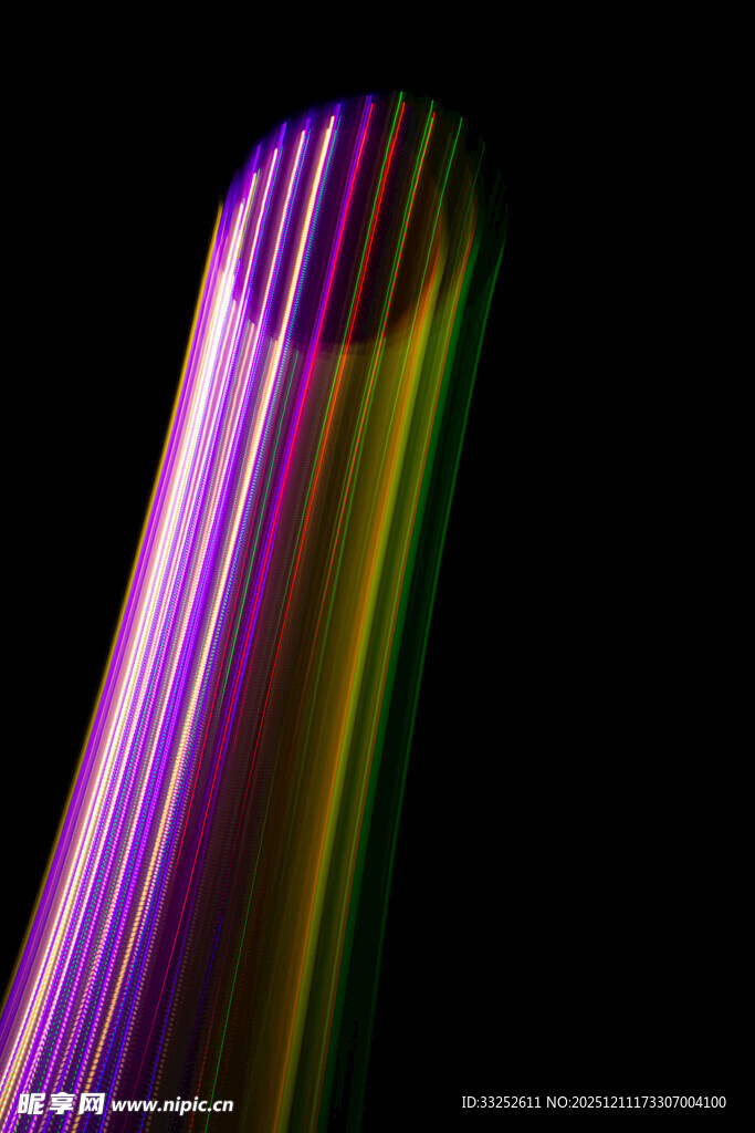 炫彩流动光线效果