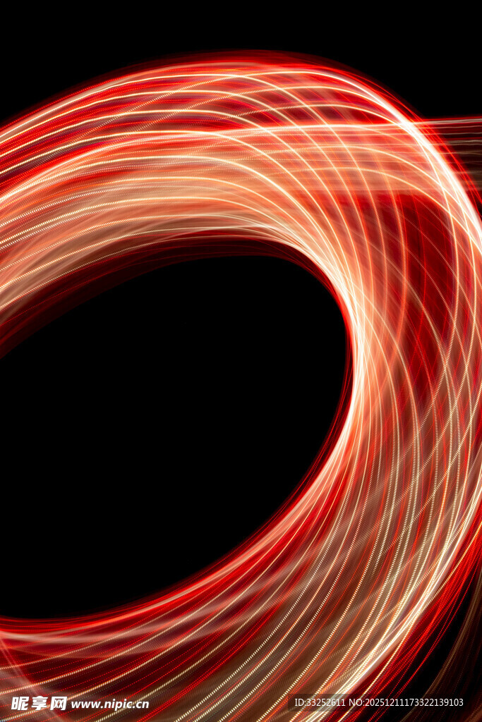 炫彩光线环绕图案