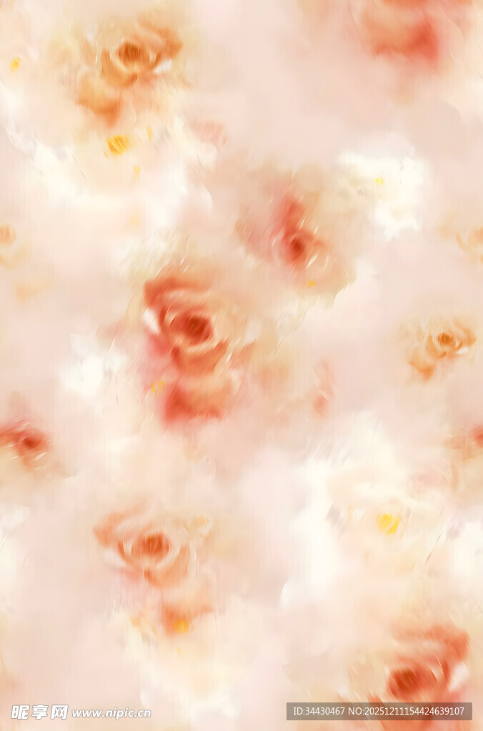 梦幻粉色花卉纹理背景