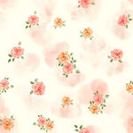 粉色花卉水彩风背景图案