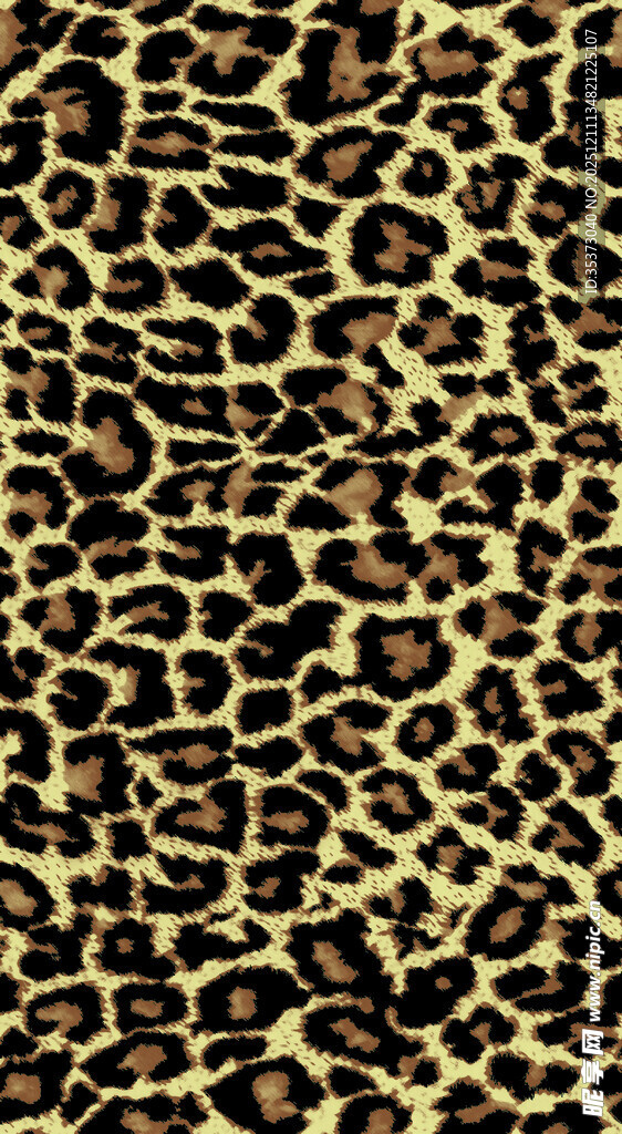 豹纹图案纹理背景