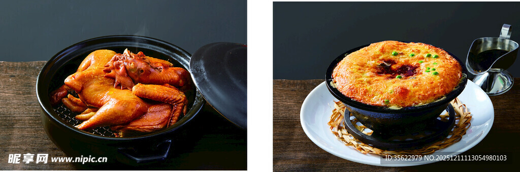 美味烤制食物展示