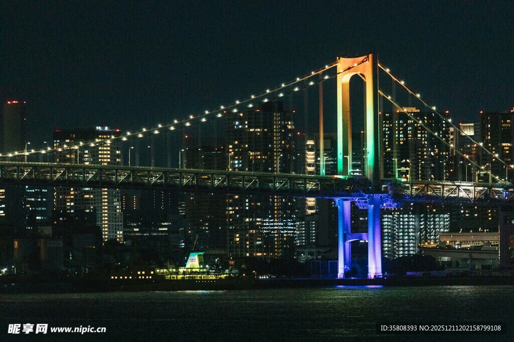 彩虹桥夜景