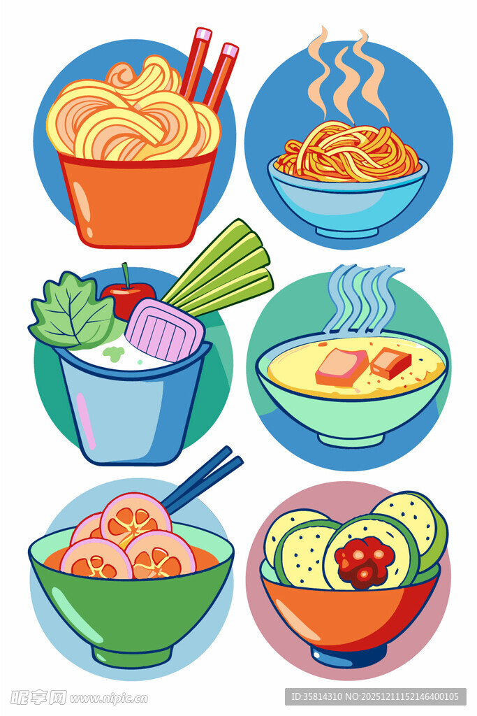 多彩美味面食插图