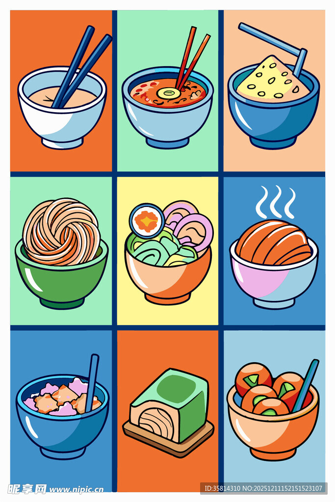 多彩中式美食拼盘