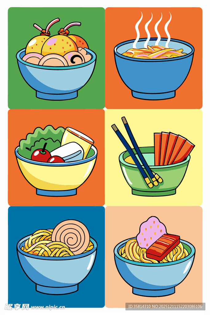 多彩美味面食集锦